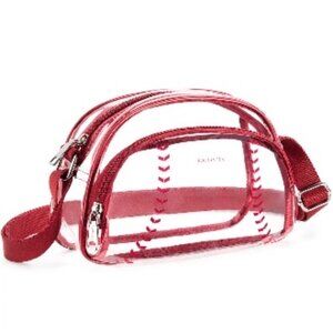 We created the Bostanten clear crossbody bag to meet the needs of baseball enthu